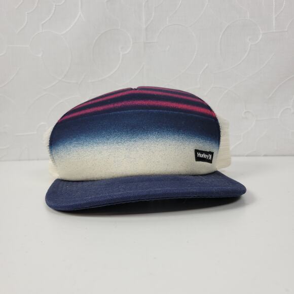 Hurley Ragland Destroy Trucker‎ Unisex Hat Blue Mesh Back Snapback MHA0004040 - Picture 4 of 13